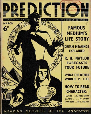 Item #100173 Prediction, The Occult Sciences, Astrology, Palmistry, Numerology, etc. (1937-1941)....