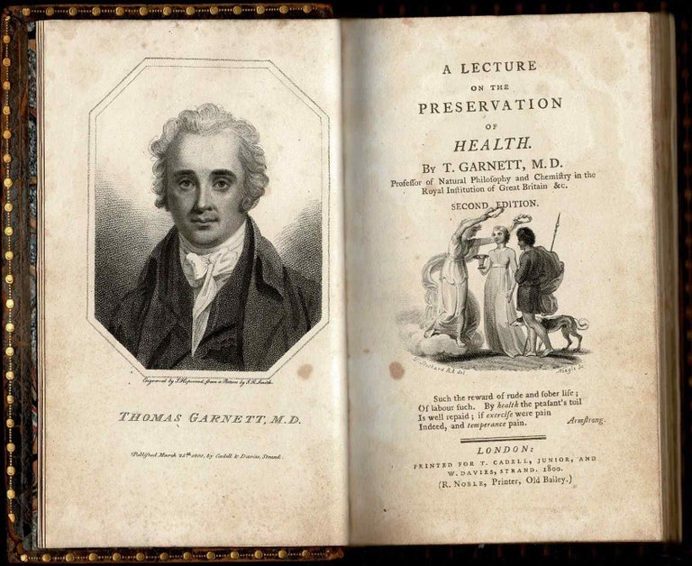 Item #100477 A Lecture on the Preservation of Health. Thomas Garnett.