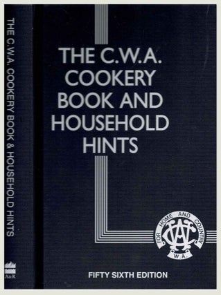 Item #100595 CWA Cookery Book and Household Hints. Country Women's Association of Western Australia