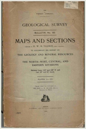 Item #100640 Geological Survey Bulletin No. 83 [...] The geology and mineral resources of the...