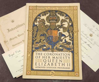 Item #101199 The Coronation of Her Majesty Queen Elizabeth II Approved Souvenir Programme [with]...