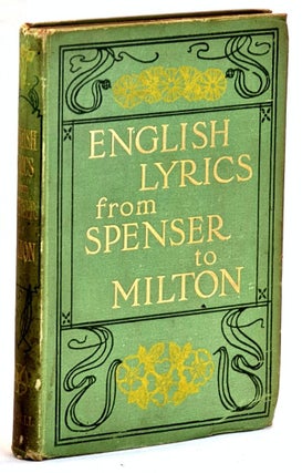 Item #101265 English Lyrics From Spenser to Milton (Endymion Series