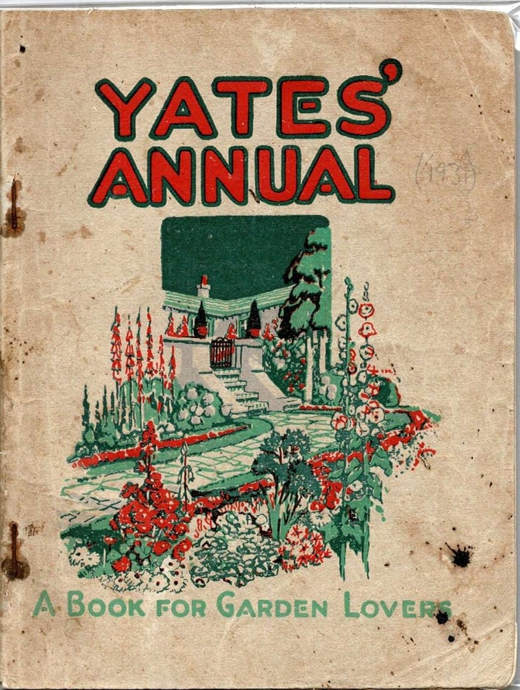 Item #101337 Yates' Annual. 1931.