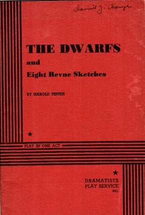 Item #101642 The Dwarfs and Eight Revue Sketches. Harold Pinter