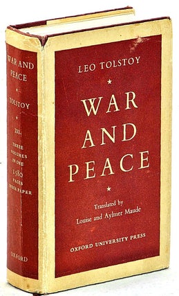 Item #101921 War and Peace [India Paper Edition]. Leo Tolstoy, Louise and Aylmer Maude, Louise,...