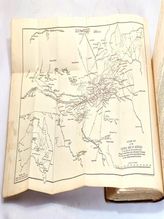 The Native Tribes of Central Australia. "From 'Warl to Will, June 1st 1907" gilt embossed to front board (First edition)