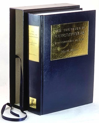 Item #102181 The Australian Constitution : A Documentary History [1st ed in slip-case]. John M....