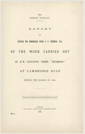 Item #102259 Report by Captain the Honorable Foley C.P. Vereker, R.N. of the Work carried out by...