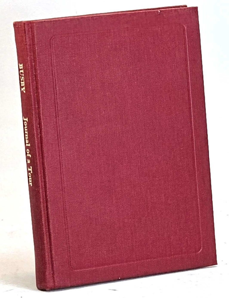 Item #102575 Journal of a Tour through some of the Vineyards of Spain and France. James Busby.