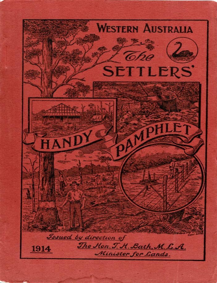 Western Australia, The Settlers' Handy Pamphlet, 1914 | Western Australia