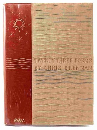 Item #102820 Twenty Three Poems By Chris Brennan. Chris Brennan