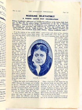 The Australian Theosophist (1926-1931)