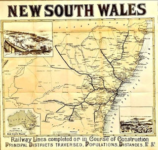 Item #103186 Map of New South Wales : Railway Lines completed or in Course of Construction....
