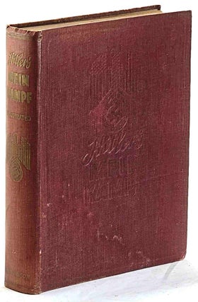 Item #103190 Mein Kampf. Unexpurgated Edition. [First edition, March 1939]. Adolf Hitler