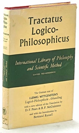 Item #103288 Tractatus Logico-Philosophicus: The German text of Ludwig Wittgenstein's...