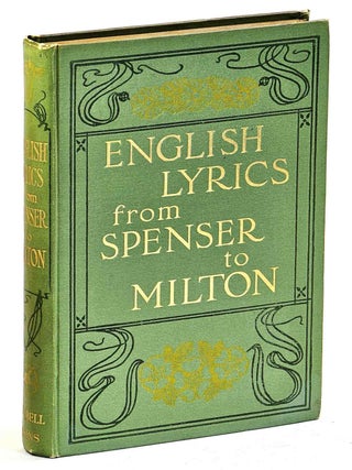 English Lyrics From Spenser to Milton (Endymion Series)
