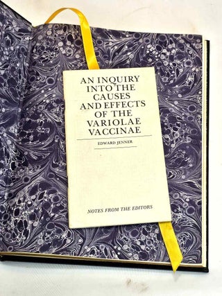 An Inquiry Into the Causes and Effects of the Variolae Vaccinae, a Disease Discovered in Some of the Western Counties of England, Particularly Gloucestershire, and Known by the Name of the Cow Pox
