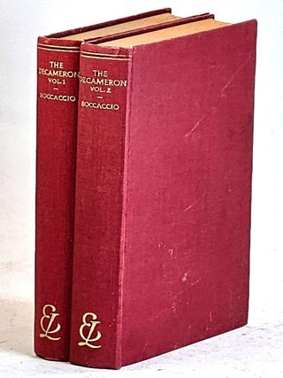 Item #104038 The Decameron (Two Volumes). Giovanni Boccaccio, Introd. Edward Hutton, trans. J. M....
