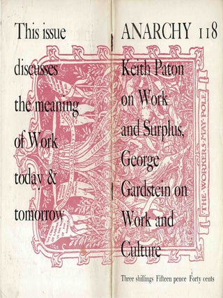 Item #104238 Anarchy. Issue 118. December 1970. Colin Ward
