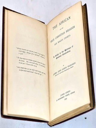 The African and the True Christian Religion, his Magna Charta : a study in the writings of Emanuel Swedenborg