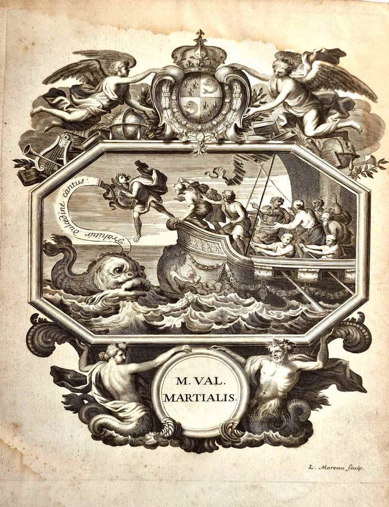 Item #104455 M. Valerii Martialis Epigrammatum libros XV. Interpretatione et notis illustravit Vincentius Collesso nussu Christianissimi regis ad usum Serenissimi Delphini. Marcus Valerius Martialis, trans. Vincentius Collesso.