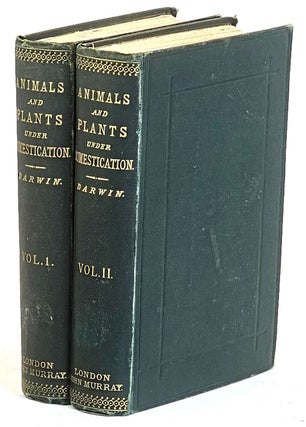 Item #104581 The Variation of Animals and Plants under Domestication (2 volumes). 1893. Charles...