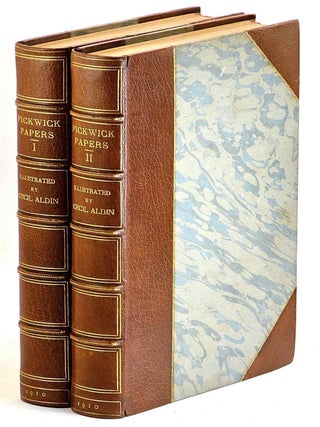 The Posthumous Papers of the Pickwick Club (Limited Edition of 250 copies in two volumes. Charles Dickens.