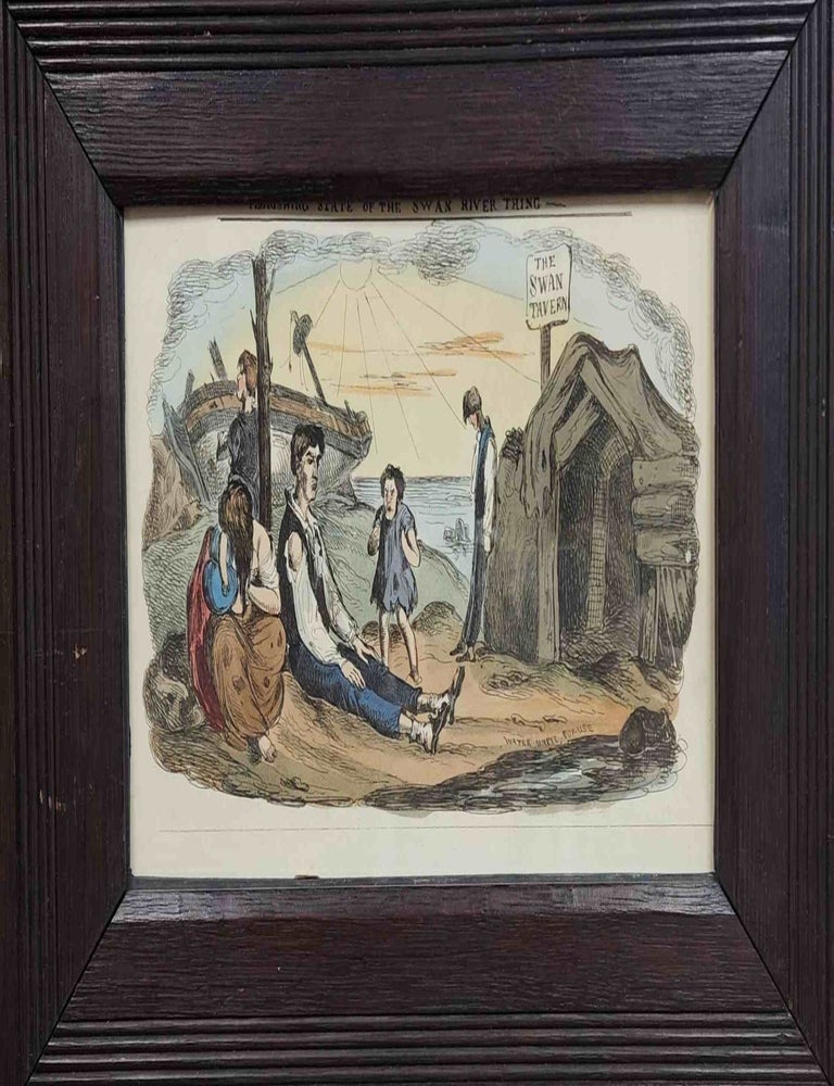 Item #105296 Flourishing State of the Swan River Thing [May 1830]. William Heath.