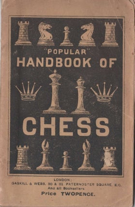 Item #105720 'Popular' Handbook of Chess. Prof de Lyons Pike