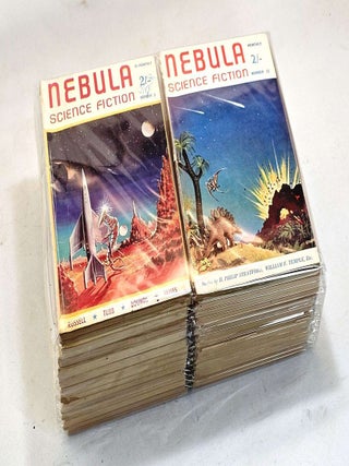 Item #105806 Nebula Science Fiction. (31 issues, April 1953 to May 1959). Issues 8, 9, 10, 11,...