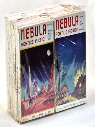 Nebula Science Fiction. (31 issues, April 1953 to May 1959). Issues 8, 9, 10, 11, 12, 13, 14, 15, 16, 17. 18, 19, 20, 21, 22, 23, 24, 25, 27, 28, 29, 30, 31, 32, 33, 34, 36, 37, 38, 39, 40. (Issues 26, 35 and 41 absent).