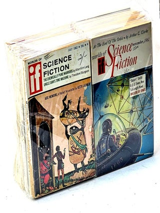 Item #105810 If (Worlds of Science Fiction). 21 issues US publication, 1960's. Arthur C. Clarke,...