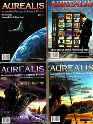 Aurealis. Australian Fantasy and Science Fiction. Issues 7 - 26. (7. 8, 9, 10, 11, 12, 13, 14, 15, 16, 17, 18, 19, 20/21, 22, 23, 24, 25/26. Twenty issues, two in combined volumes.)