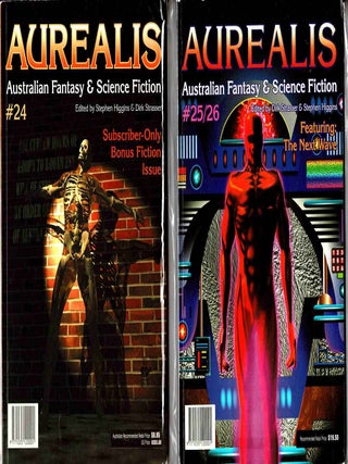 Aurealis. Australian Fantasy and Science Fiction. Issues 7 - 26. (7. 8, 9, 10, 11, 12, 13, 14, 15, 16, 17, 18, 19, 20/21, 22, 23, 24, 25/26. Twenty issues, two in combined volumes.)
