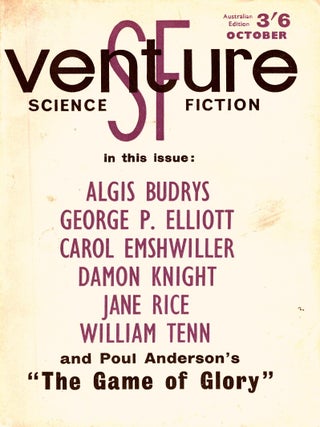 Venture Science Fiction Magazine. Australian Edition October 1964. (British Edition August 1964,...