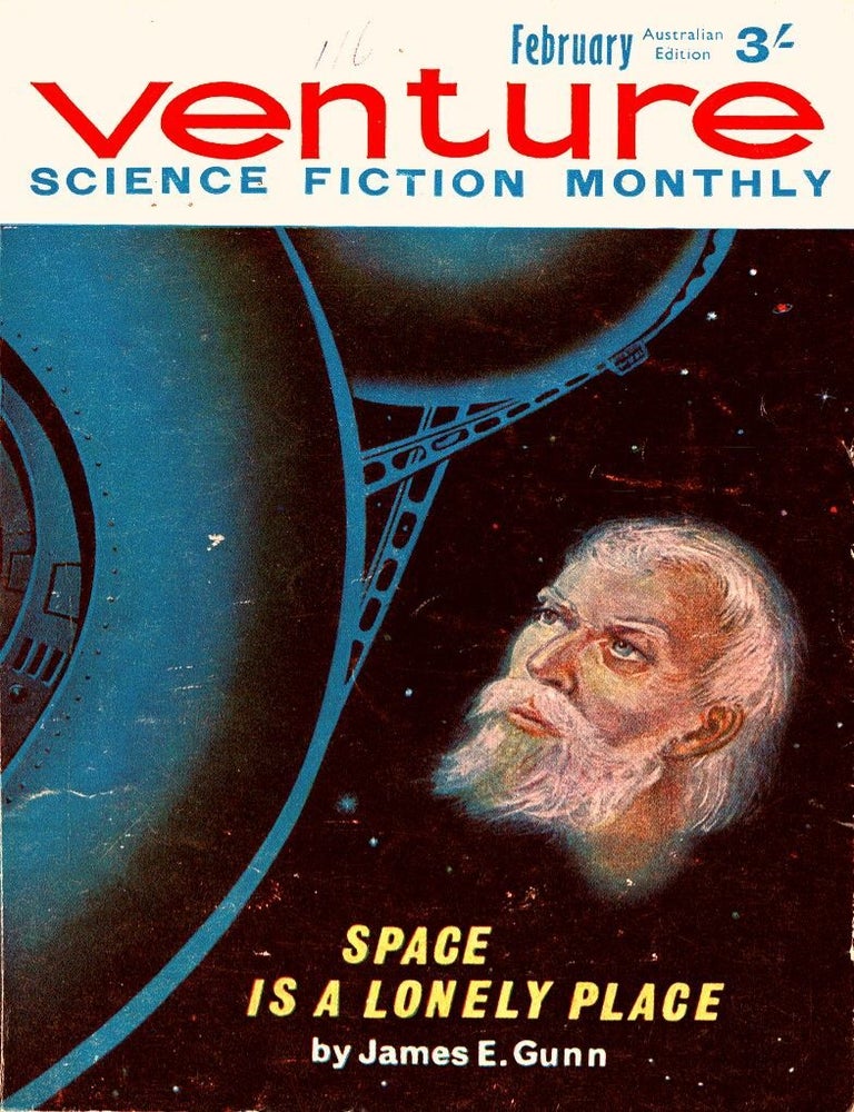 Item #105890 Venture Science Fiction Magazine. Australian Edition February 1964. (British Edition December 1963, No. 4.). Robert P. Mills, including P. G. Wodehouse var. authors, James E. Gunn, Robert Bloch, ed.