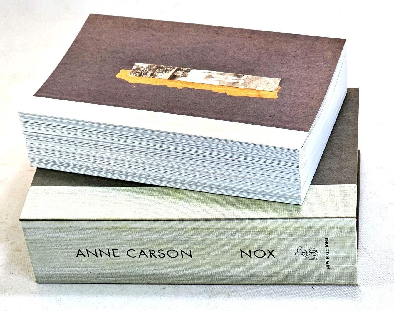 Anne Binding Nox. Loose-leaf, fold-out binding Nox | Anne Carson
