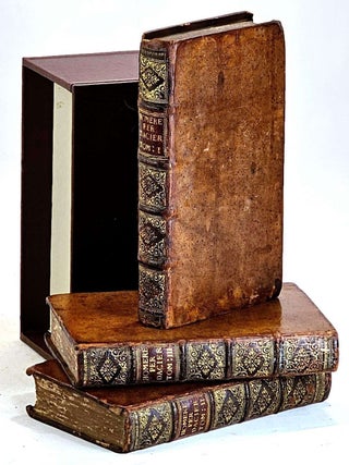 L'Iliade D'Homere. Traduite en Franccais avec des remarques par Madame Dacier. (Three Volunes) 1712