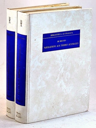 Histoire des Navigations Aux Terres Australes. Charles de Brosses.