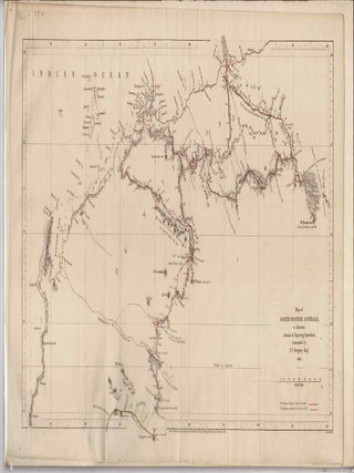 Item #106535 Map of North Western Australia to illustrate Journal of Exploring Expedition,...