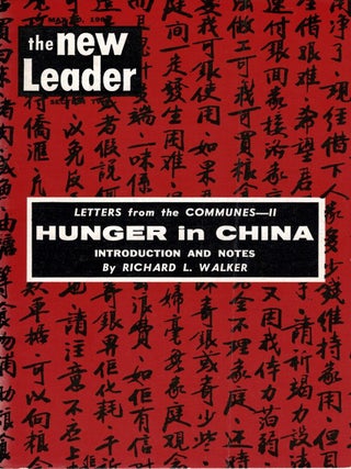 Hunger in China. Letters from the Communes - II