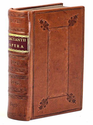 Lucii Coelii Lactantii Firmiani Opera quae extant omnia : ad fidem codicum tam impressorum,...