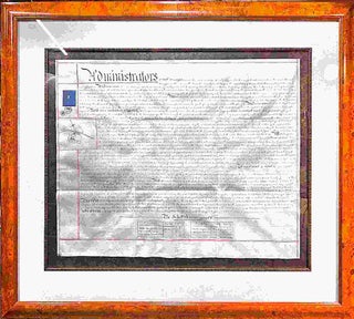 Item #106776 Indenture - Deed document dated 25 October 1855. Thos Holdsworth