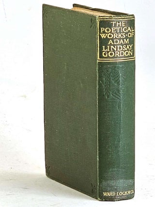 The Poetical Works of Adam Lindsay Godon [with loosely inserted ink sketch "The Australian...
