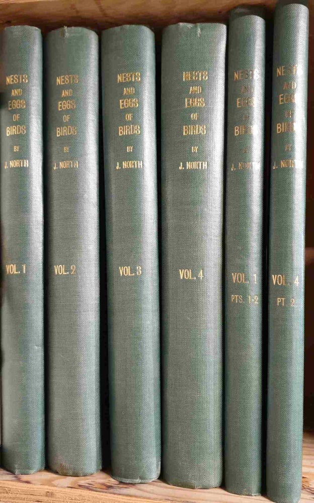 Item #84691 Nests and Eggs of Birds Found Breeding in Australia and Tasmania - 4 Volumes (in 6). Second Edition. From the Library of ornithologist, Frank Norman Robinson. Alfred J. North.