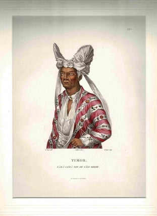 Item #95918 Timor: Naba-Leba, Roi de l'Ile Solor [King of Solor, Timor] 1807. Nicholas Martin Petit
