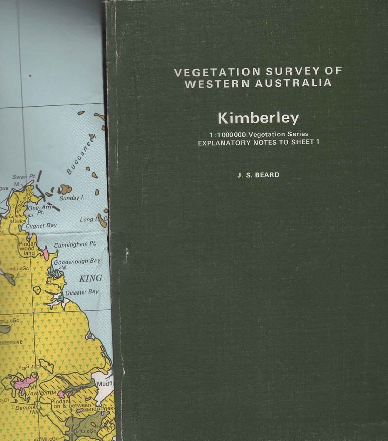 Item #99331 Vegetation Survey of Western Australia, Sheet 1: Kimberley [book and map]. J. S. Beard.