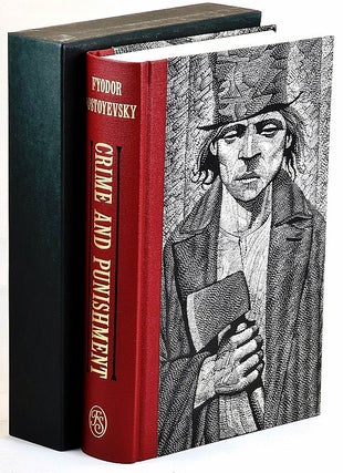 Item #99569 Crime and Punishment [Illustrated by Harry Brockway]. Fyodor M. Dostoyevsky, David...