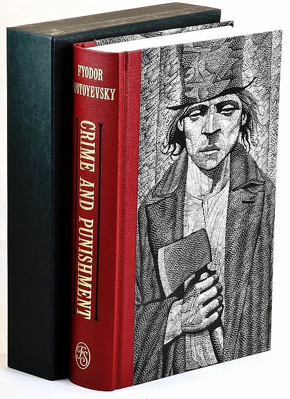 Item #99569 Crime and Punishment [Illustrated by Harry Brockway]. Fyodor M. Dostoyevsky, David McDuff, Trans.
