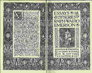 Item #99608 Essays, 1st and 2nd Series. Ralph Waldo Enerson